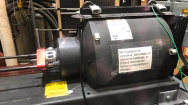 The prototype battery utilizes scintillator crystals, which have the property of emitting light upon radiation exposure.