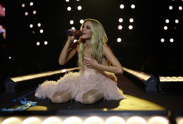 Kelsea Ballerini performs onstage during Kelsea Ballerini Live On Tour at Bridgestone Arena on January 31, 2025 in Nashville, Tennessee.