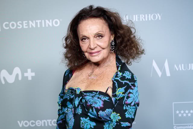 Diane Von Fürstenberg attends &#34;Mujerhoy 2024&#34; awards at Real Casa de Correos on October 29, 2024 in Madrid, Spain.