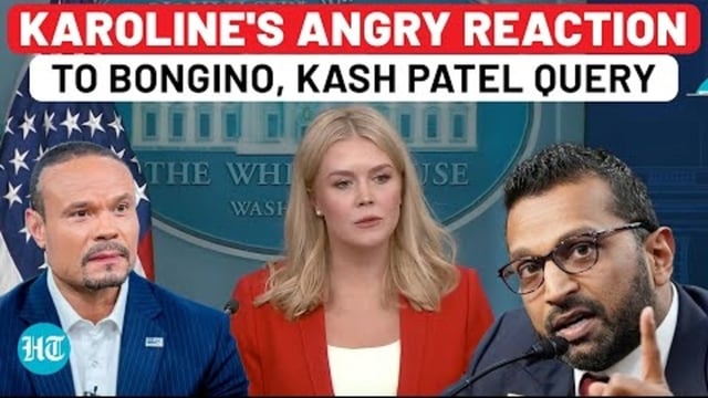 KAROLINE'S ANGRY REACTION TO BONGINO, KASH PATEL QUERY