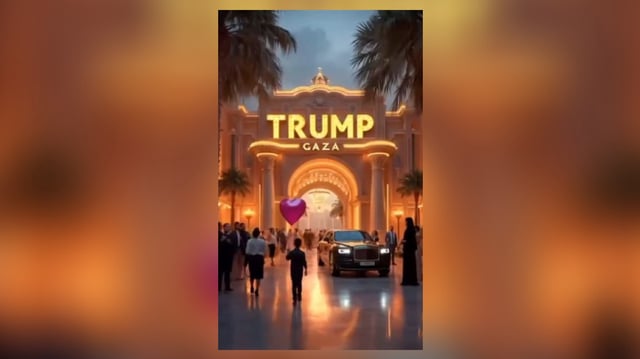 Donald Trump et son projet de «riviera» à Gaza: une vidéo surréaliste générée par IA dévoile la vision du président