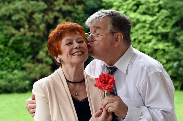 Mit Ehefrau Lotti Krekel – Ernst Hilbich