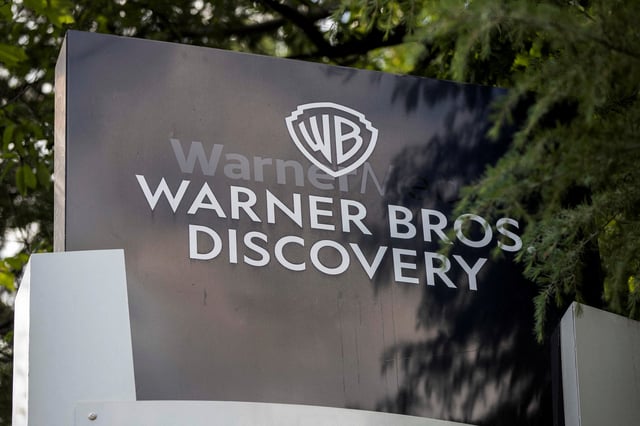 The exterior of the Warner Bros. Discovery Atlanta campus is pictured in Atlanta, Georgia, U.S. May 2, 2023.   REUTERS/Alyssa Pointer/File Photo