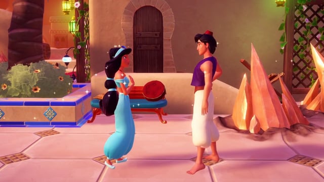 Disney Dreamlight Valley Aladdin and Jasmine