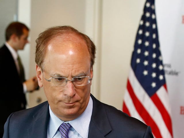 BlackRock CEO Larry Fink.