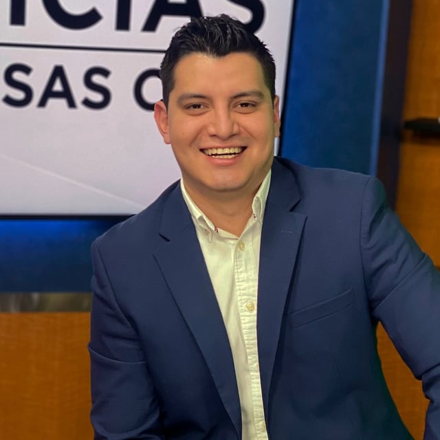 FILE - This photo provided by Telemundo Kansas City shows television reporter Adan Manzano, a 27-year-old anchor and reporter for Telemundo in Kansas City, Missouri, who was found dead in his hotel room in the New Orleans suburb of Kenner during Super Bowl week. (Telemundo Kansas City via AP)