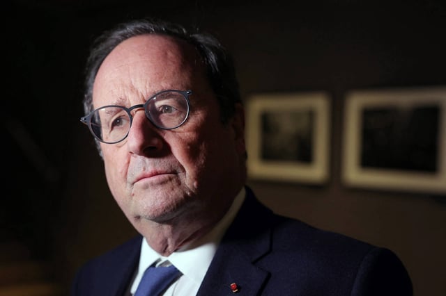 François Hollande à Paris, le 9 janvier 2025.