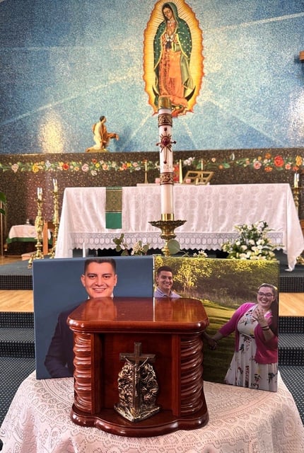 A funeral mass for Adan Manzano was held Feb. 21 at Our Lady of Guadalupe Church in Topeka, Kansas.