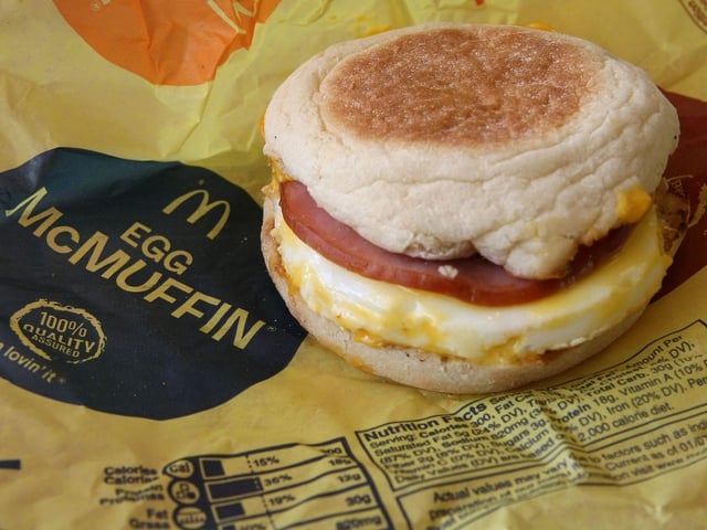 McDonald's is offering $1 egg McMuffins on Sunday.