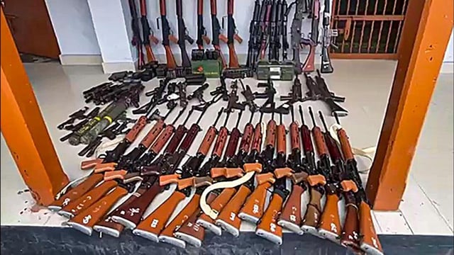 Mobs have looted weapons from state armouries, police stations, and outposts in the ethnic violence-hit state. (PTI)