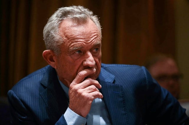 Robert F. Kennedy JR., le nouveau ministre de la Santé du gouvernement Trump, notoirement antivax, le 27 février 2025.