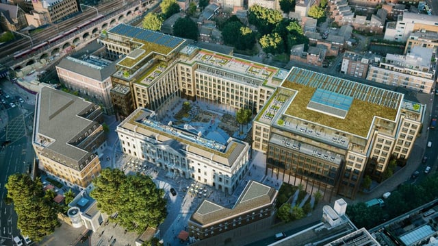 The new Chinese embassy would develop the 5.5-acre complex at Royal Mint Court, near the Tower of London