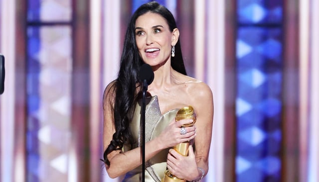 Demi Moore Wins Golden Globe