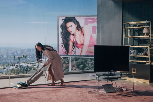 This image released by Mubi shows Demi Moore in a scene from "The Substance."