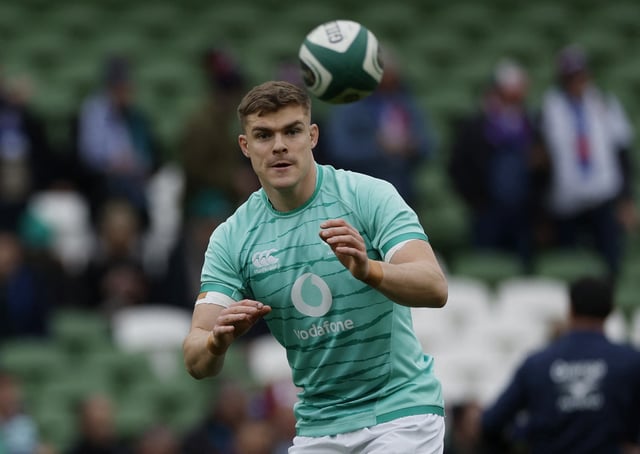 Rugby Union - Six Nations Championship - Ireland v France - Aviva Stadium, Dublin, Ireland - February  11, 2023 Ireland's Garry Ringrose during the warm up before the match REUTERS/Clodagh Kilcoyne/File Photo