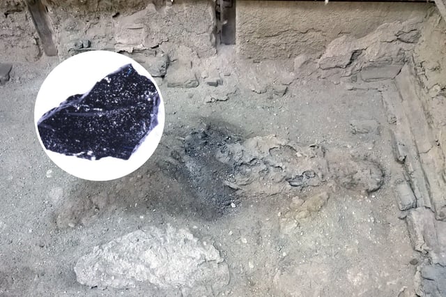 The Roman man and the glass fossil
