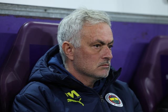 Soccer Football - Europa League - Knockout Phase Playoff - Second Leg - Anderlecht v Fenerbahce - Lotto Park, Anderlecht, Belgium - February 20, 2025 Fenerbahce coach Jose Mourinho before the match REUTERS/Yves Herman/File Photo