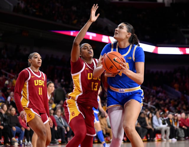 USC handed Lauren Betts and UCLA their first loss of the season in their first meeting.