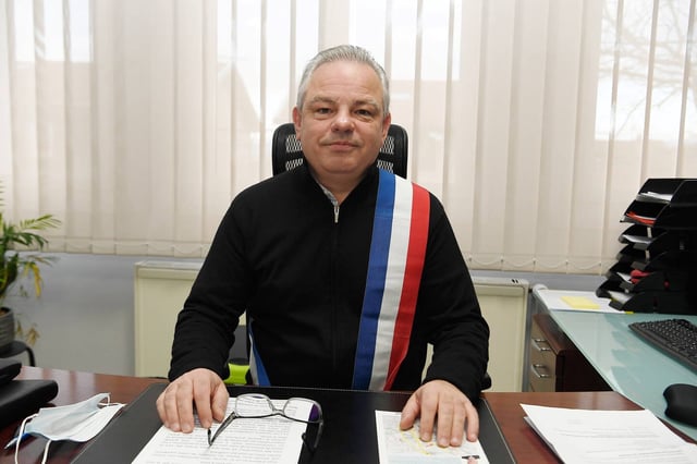 André Mondange, maire PCF du Péage-de-Roussillon (Isère), en janvier 2022.