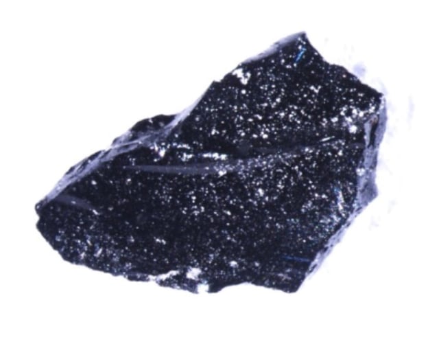 In diesem organischen Glas sind Rückstände von Proteinen und Fettsäuren eingeschlossen