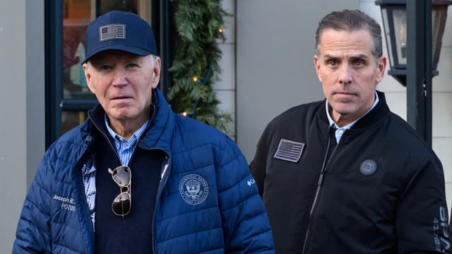 President Trump suggested the drugs could belong to Joe Biden or his son, Hunter