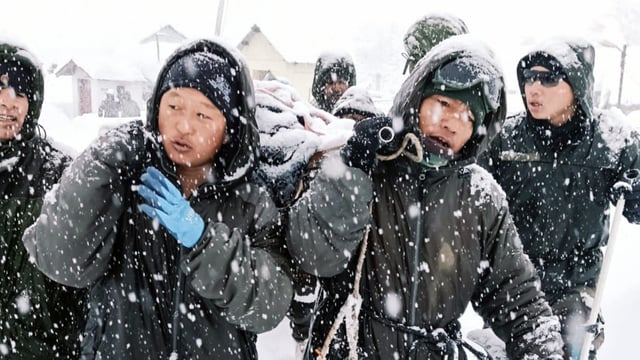 Indian Army's swift response teams, comprising more than 100 people from the Ibex Brigade, especially trained in high altitude rescue operations, were immediately mobilised. The team included doctors and ambulances.