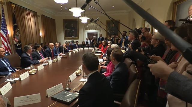 Trump cabinet meeting