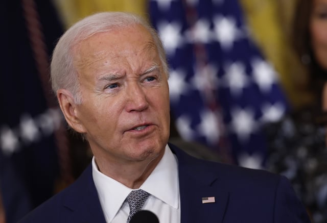 Former President Joe Biden speaks during a press conference on June 18, 2024 in Washington, D.C.