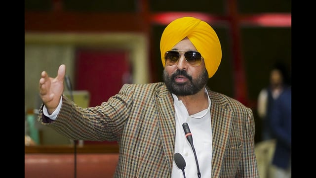 Punjab CM Bhagwant Mann (PTI)