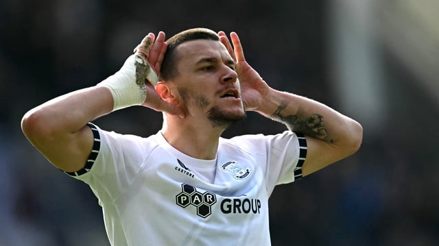 Osmajic doubled Preston’s lead and turned his sights to the Burnley fans