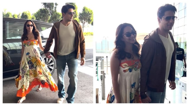 Kiara Advani and Sidharth Malhotra were seen together for the first time after their social media pregnancy announcement post. 