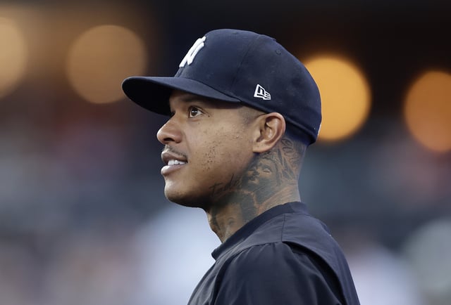 NEW YORK, NEW YORK - JUNE 25: Marcus Stroman #0 of the New York Yankees looks on against the New York Mets at Citi Field on June 25, 2024 in New York City. The Mets defeated the Yankees 9-7.