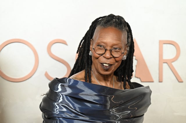 US actress Whoopi Goldberg attends the 97th Annual Academy Awards at the Dolby Theatre in Hollywood, California on March 2, 2025.
