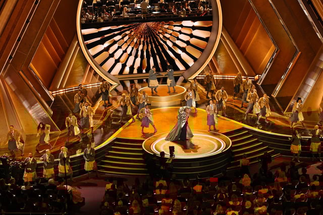 Queen Latifah performs onstage during the 97th annual Oscars at Dolby Theatre on March 2, 2025m in Hollywood, California.