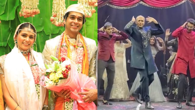 Ashutosh Gowariker grooves at son Konark Gowariker's sangeet.