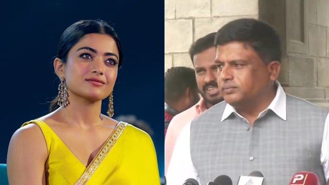 Congress MLA slams Rashmika Mandanna for 'disregarding Kannada'.