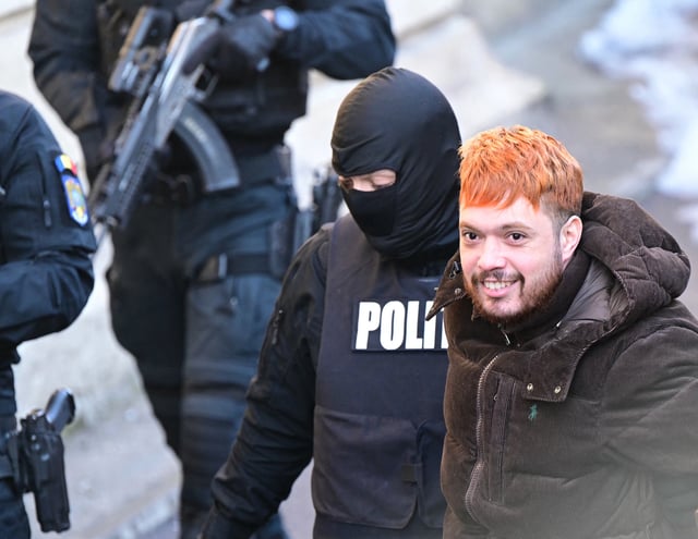 La police roumaine publie les images de l’arrestation de Mohamed Amra