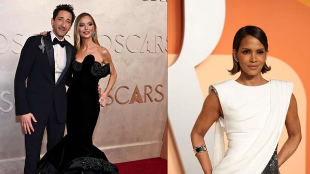 At the Oscars 2025, Halle Berry recreated her famous kiss with Adrien Brody, leaving his girlfriend Georgina Chapman seemingly unbothered.
