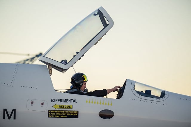 Tristan "Geppetto" Brandenburg is the chief test pilot for Boom Supersonic.