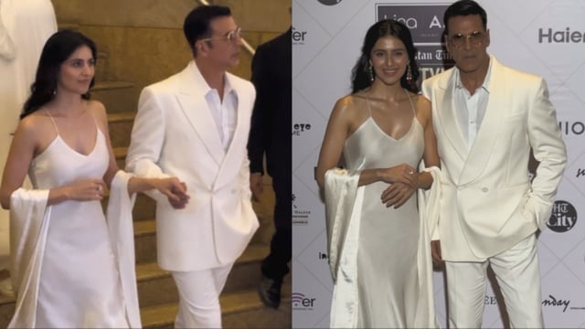 Akshay Kumar and Simar Bhatia attended HT India's Most Stylish Awards 2025.