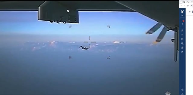 Guerre en Ukraine: un SU-35 russe harcèle un drone français en Méditerranée orientale