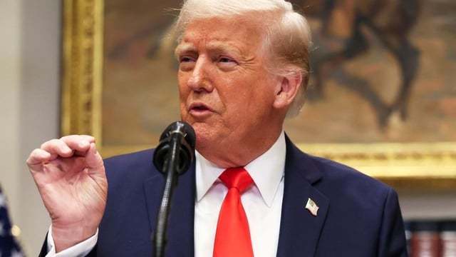 Videos shared on X by at least 22 Democratic senators each use the same script and interstitial video to argue that President Donald Trump’s actions are exacerbating inflation. The recycled script touches on egg prices, Elon Musk and the Department of Government Efficiency and Jan. 6. (Pool photo via AP)