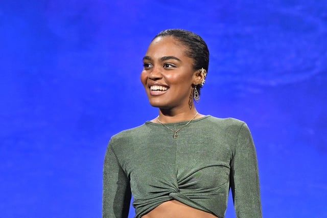 China McClain at the Ultimate Disney Fan Event in 2022.