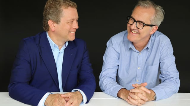Dare, right, with his Dead Ringers colleague Jon Culshaw