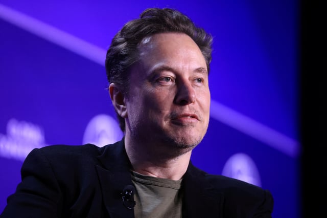 Elon Musk, Chief Executive Officer of SpaceX and Tesla and owner of X looks on during the Milken Conference 2024 Global Conference Sessions at The Beverly Hilton in Beverly Hills, California, U.S., May 6, 2024.  REUTERS/David Swanson/File Photo