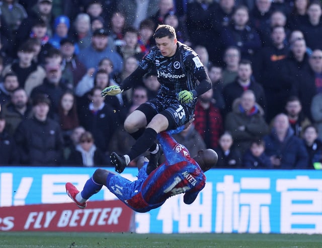 Soccer Football - FA Cup - Fifth Round - Crystal Palace v Millwall - Selhurst Park, London, Britain - March 1, 2025 Millwall's Liam Roberts fouls Crystal Palace's Jean-Philippe Mateta and is later sent off REUTERS/David Klein/File Photo