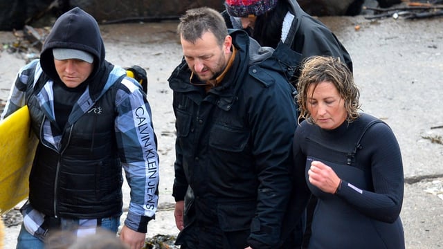 Nerys Lloyd, right, was the owner and sole director of Salty Dog Co Ltd, a tour company