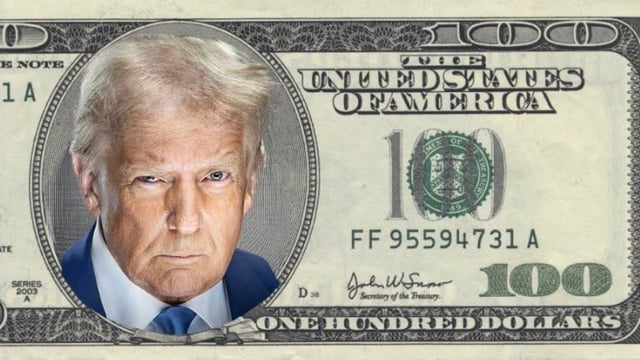 Donald Trump: Golden Age Act would require that all $100 bills feature a picture of president on the front face of the note.”