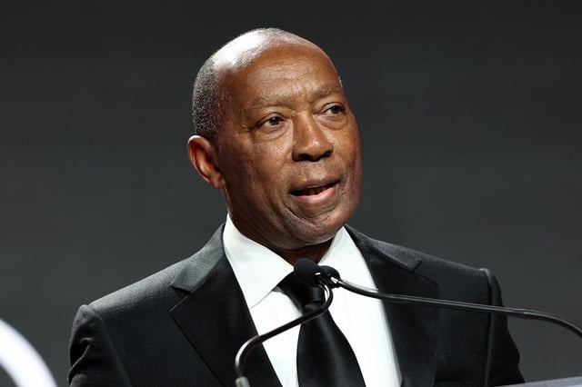 Sylvester Turner speaks on stage during the National Urban League Conference Whitney M. Young, Jr. Awards Gala on July 28, 2023 in Houston.