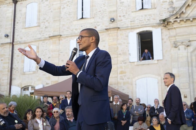 Le maire de Saint-Ouen, Karim Bouamrane, à La Réole (Gironde), le 5 octobre 2024.